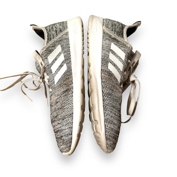 Adidas Women's Cloudfoam Pure Athletic White & Gray Running Shoes Sz 10 - Picture 3 of 11